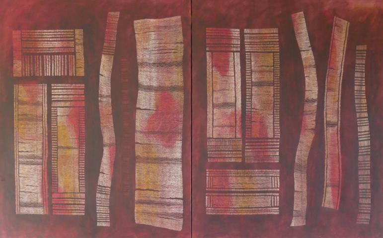 Lumières rouges - diptyque