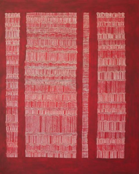 Trames de traits rouges