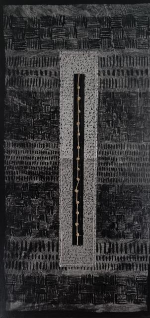 Ligne de noeuds brodés